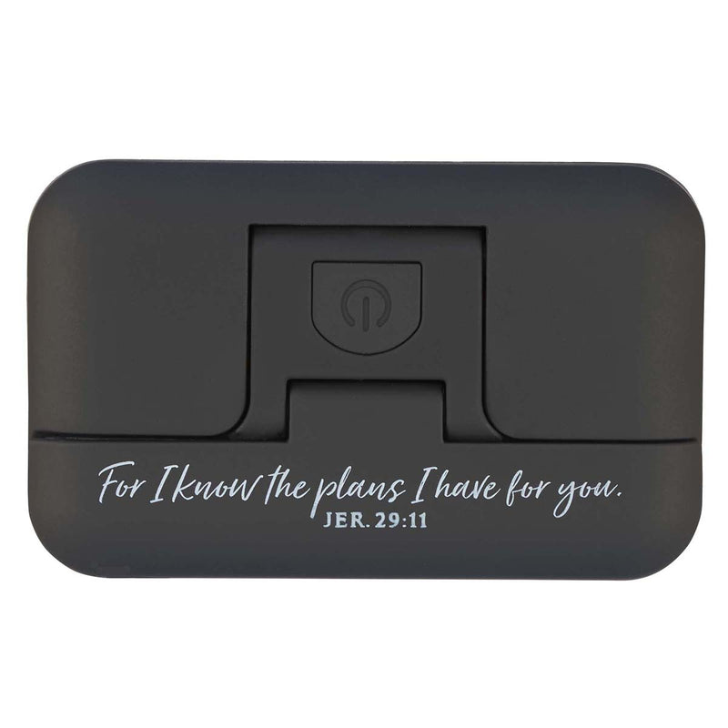 For I Know The Plans Black Book Light